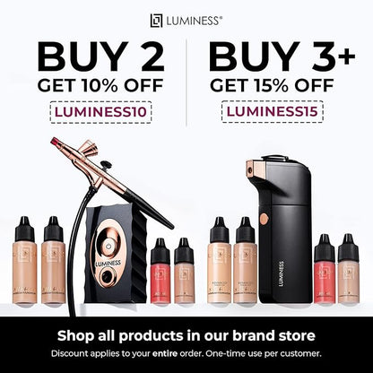 LUMINESS Airbrush Primer Hydrating Spray - Primes, Hydrates and Smooths Skin Texture for The Ultimate Canvas for Foundation Application - Hydrolyzed Silk & Hyaluronic Acid - 1.66oz