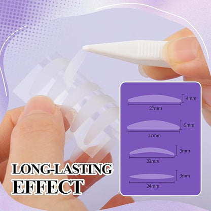 1000Pcs Eyelid Tape-Invisible Double Eyelid Stickers Tape Hooded Eye Lift, Natural Look, Waterproof Reusable Instant Lifting Eyelid Tape Easy to Apply for Monolids/Hooded Eyes by Wendy Lashes（1000Pcs）