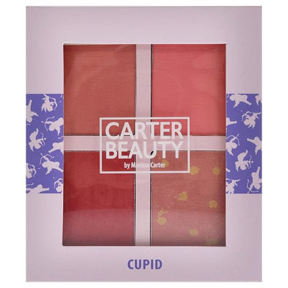 Carter Beauty Mini Blusher Palette | Long Lasting Makeup | Shimmer & Matte Shades (Cupid)