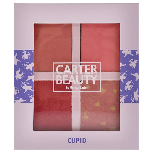 Carter Beauty Mini Blusher Palette | Long Lasting Makeup | Shimmer & Matte Shades (Cupid)