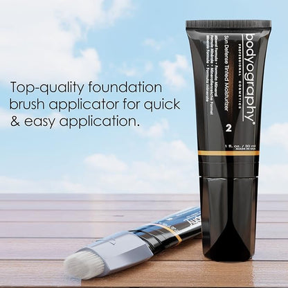 Sun Defense Tinted Moisturizer - Medium by Bodyography for Women - 1 oz Makeup