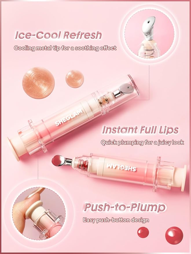 SHEGLAM Booster Shine Plumping Lip Gloss-Get Started
