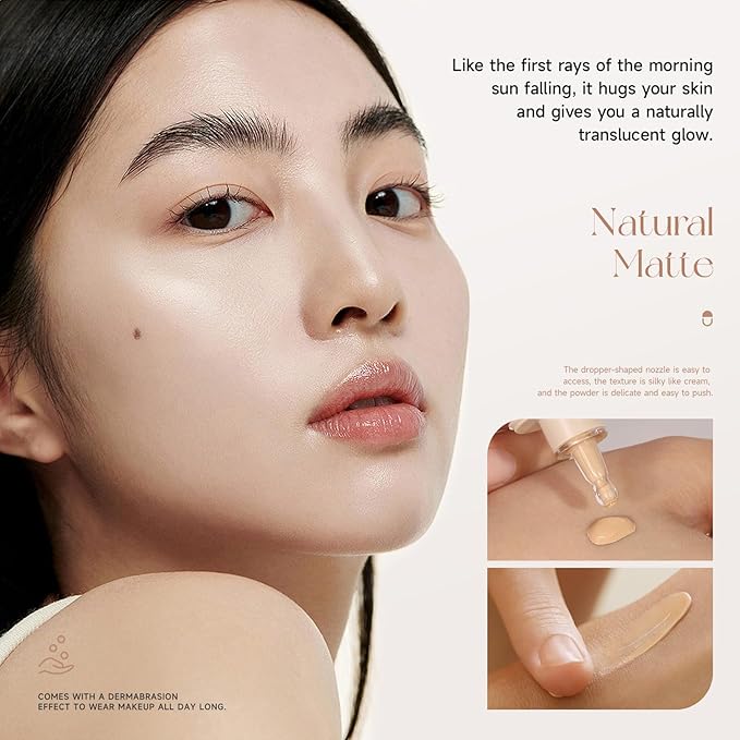 Small Milk Bottle Foundation Cream - Lightweight, Sheer, Hydrating, Concealing, Contouring and Sunscreen BB Cream (03#WHEATEN)