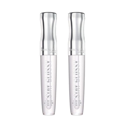 Rimmel Stay Glossy 6 Hour Lip Gloss, Seduce Me, 0.18 Fl Oz , 2 Count (Pack of 1)