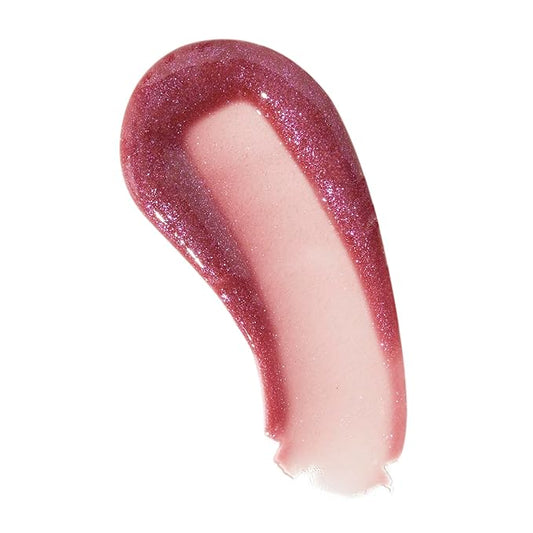 Revolution, Pout Bomb Shimmer Gloss, High-Shine Lip Gloss & Shimmer for Glossy Lips with Hyaluronic Acid & Sweet Vanilla Scent, Berry Lustre, 0.15 Oz
