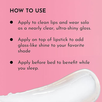 Women's Forget The Filler Lip Plumper Line Gloss, Rosy Outlook, Pink, 0.11 Fl Oz (Pack of 1)