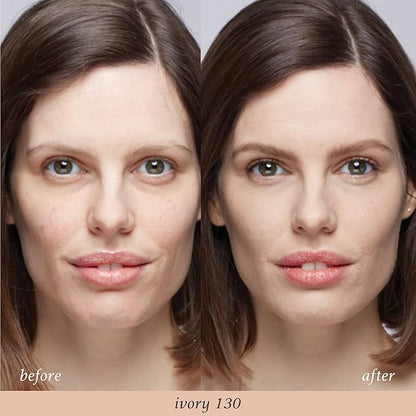Julep Full Face Radiance Set | So Awake Complexion Booster Daily Moisturizer + Skin Perfecting Cushion Complexion Concealer + Foundation - 130 Ivory