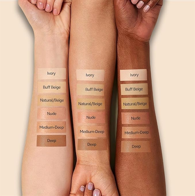 Mushroom Head Air Cushion CC Cream - Oil Control & Matte Screw Lid Concealer, Long-Lasting Coverage of Blemishes, Create a Flawless Base Makeup (Natural, 3.21 Ounce (Pack of 1))
