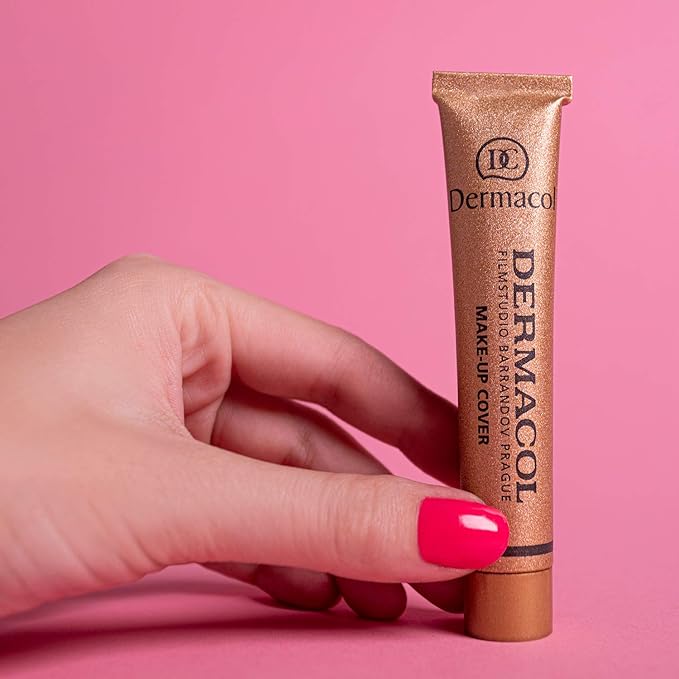 Dc Dermacol Dermacol Make Up Cover Foundation Bundle With 15Ml Satin Base Primer : 2 Items (Original Guaranteed) (226)