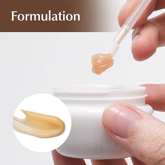 BL Lashes Eyelash Extension Remover, Dissolves Powerful Lash Extensions within 2-3 min, Fast Lash Extension Glue Remover, Low Irritation Cream Remover for Sensitive Skin, Jar Type (20g)