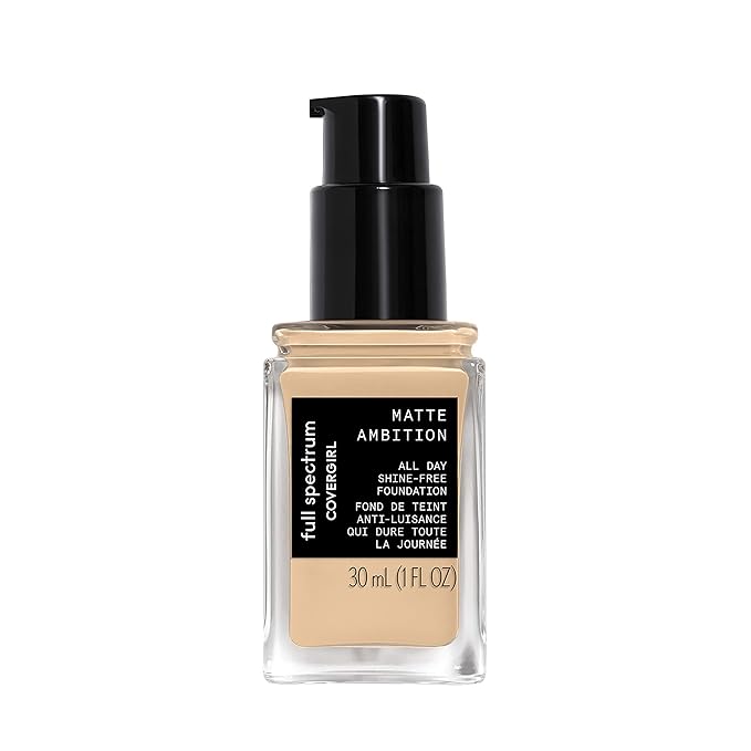 COVERGIRL Matte Ambition, All Day Foundation, Light Neutral 1, 1.01 Ounce
