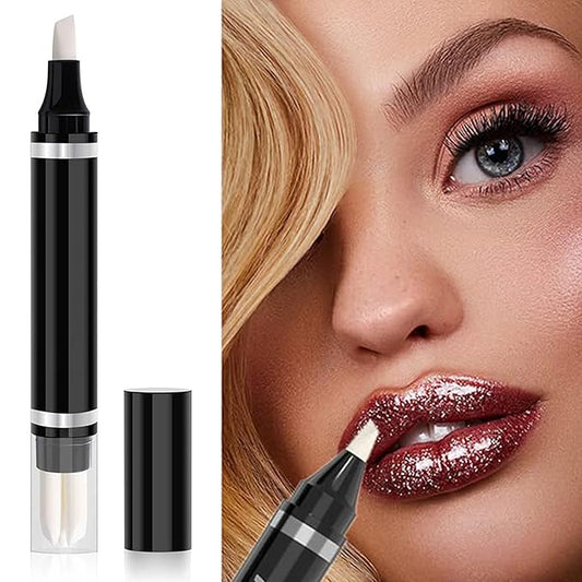 Eye Makeup Remover Pen, Eye Corrector Pen Remover Stick Wash Free Quick Correction Lipstick Eyeliner Smudged Easy-to Use & Travel-Friendly Cleansing Pencil With 3-in-1 Replacement Heads