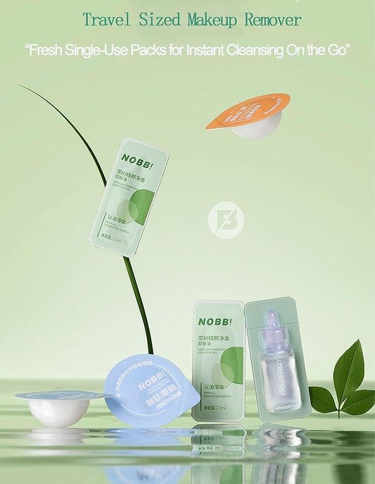 8pc Deep Cleansing Blam for Face, Mini Makeup Remover Blam, Gentle Facial Makeup Remover, Moisturizing Pore Face Cleanser, Individually Packaged Travel Essential Makaup