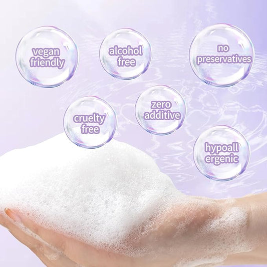 Wendy Lash Shampoo Kit for Cleaning: for Home and Salon Use, 60ML Mild, Natural Formula, with Brushes, SL-ZS