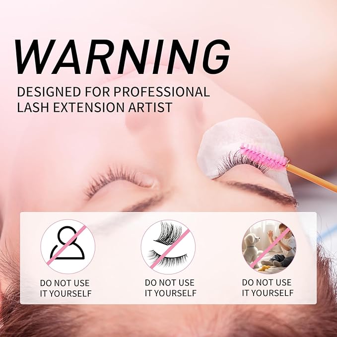 lily Scented Cream Lash Remover for Lash Extensions - Gentle Eyelash Extensions Adhesive Dissolver - Salon-use Eyelash Extensions Remover - 5g