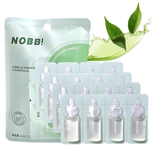 24PCS Individually Cleansing Oil, Mini Face Makeup Pore Cleansing, Speedy & Deep & Gentle Face Cleanser, Facial Oil Cleanser, Travel Size Makeup Remover