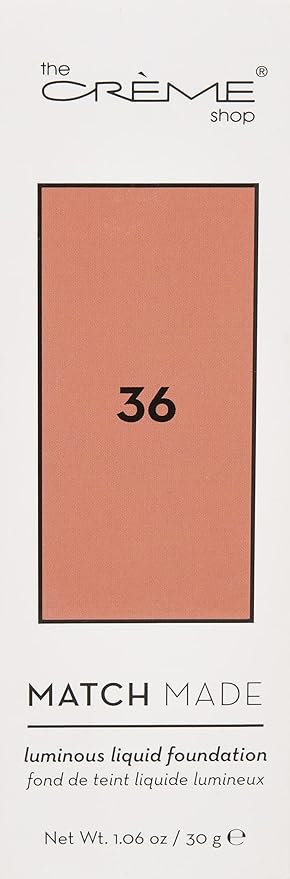 The Crème Shop | Match Made Luminous Liquid Foundation - 1.06 oz (36)