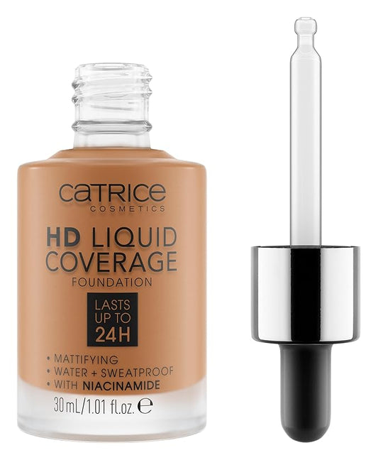 Catrice | HD Foundation 80 & The Hydrator Plump & Fresh Primer Bundle | Full Coverage Makeup | Vegan & Cruelty Free