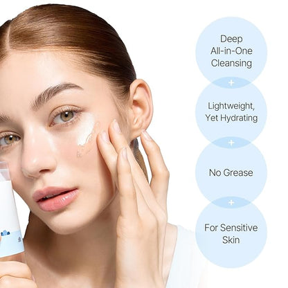 ROUND LAB 1025 Dokdo Cleansing Oil | Fresh and light oil cleanser for all skin types, Amazing blackhead removal, Dissolve impurities and increase moisture retention, Alcohol-Free (6.76fl.oz)