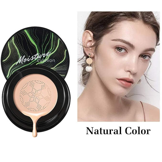 Air Cushion CC Cream Moisturizing Concealer Mushroom Head Brush Waterproof Makeup Foundation Moisture BB Cream for Women Girls (marble)