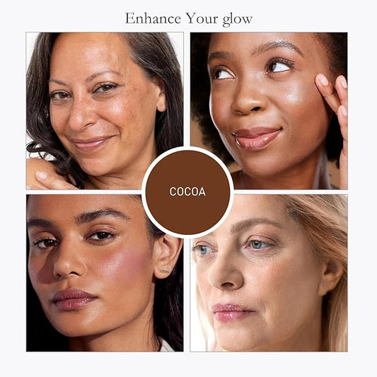 Cream Bronzer Stick, Natural Ingredients & Clean Beauty - Multi-Use Cream Contour Stick Makeup for Face