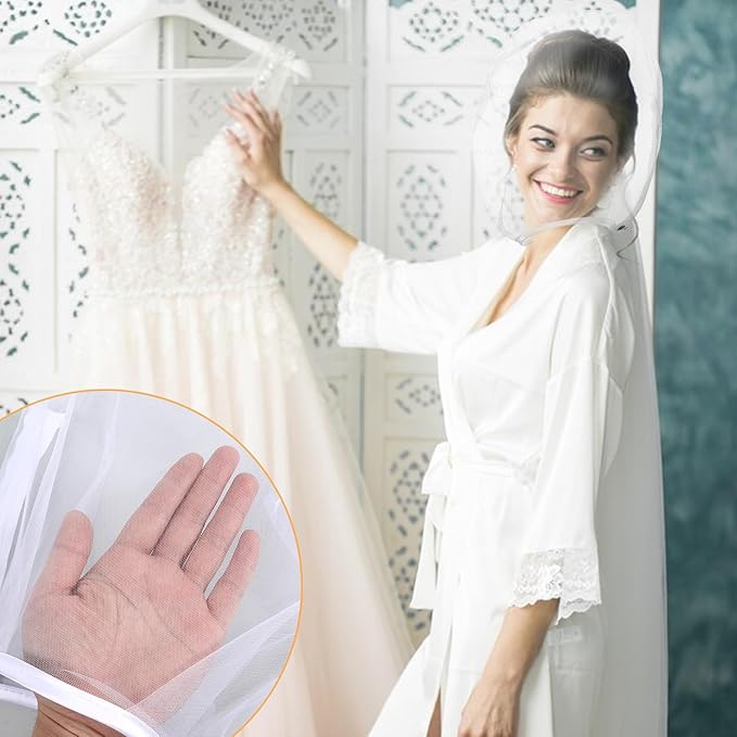 3 Pcs Makeup Protector Hood for Face, Breathable Nylon Makeup Protector Hood with Zipper Closure Washable & Reusable Make Up Face Cover for Women Weddings