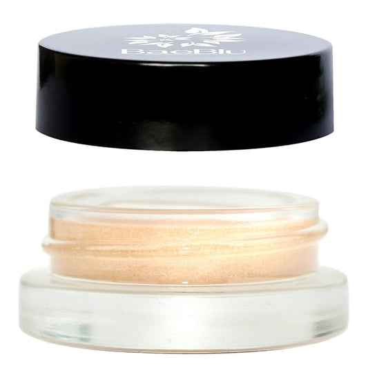 Organic Shimmer Highlighting Cream, for Eyes or Cheeks, 100% Natural, Copper