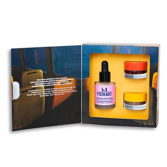 Makeup Set - Limited Edition Soleil d'Hiver - Hybrid Makeup & Skincare Set - 3 Products Essential Makeup - All Skin Types - 99% Natural Ingredients - Vegan - Limited Edition