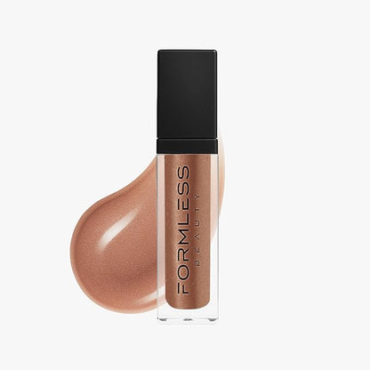 Euphoria Lip Gloss | Chestnut-Brown Shine | Vegan Hydrating Formula | Non-Sticky Aloe & Jojoba Infused | Paraben & Cruelty Free | Natural Lip Enhancer