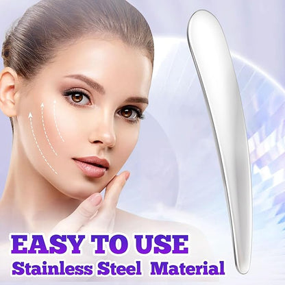 3pcs Mini Metal Makeup Spatula, Reusable Cosmetic Applicator, Makeup Spoons Facial Massage Beauty Accessories for Mask Essence Eye Cream Skincare Cream- Silver