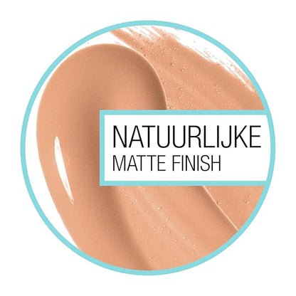 Maybelline New York Fit Me Matte & Poreless Foundation 100 Warm Ivory 30ml