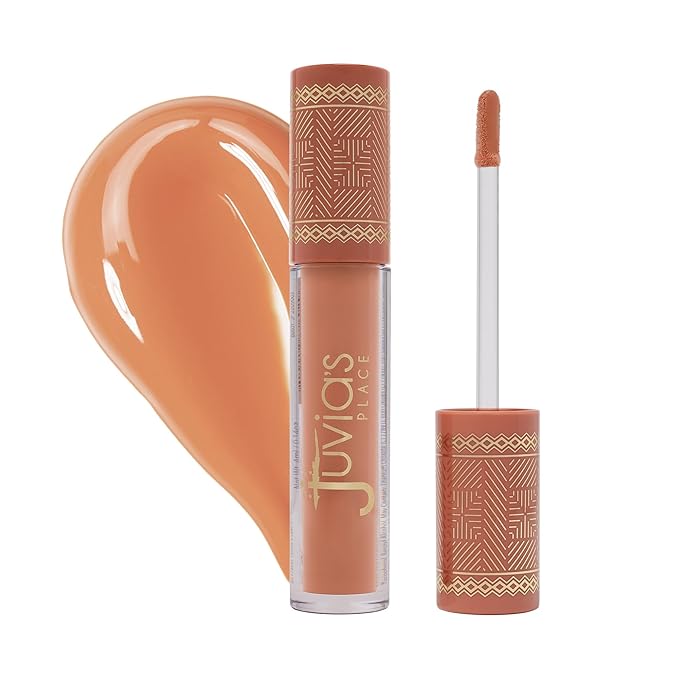 Juvia's Place Coffee Shop Lip Gloss - Coffee Break - Hydrating Butter Lip Gloss for Women, Long-Lasting Shine, Moisturizing Glass-like Finish, Plumping Non-sticky Lip Gloss, Suitable for every vibe
