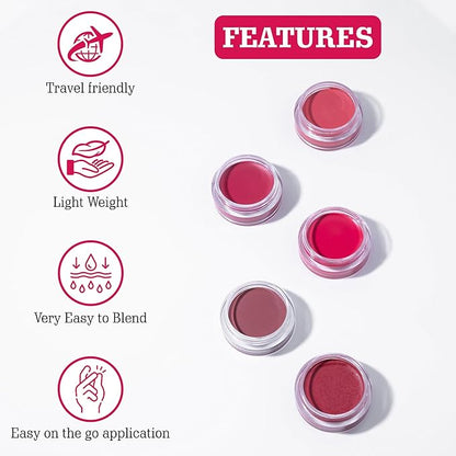 Everyday Lip & Cheek Tint for Women | Lip Tint - Peony Peach | Long Lasting, Vegan with Vitamin E Oil - 0.2 FL Oz / 8gm