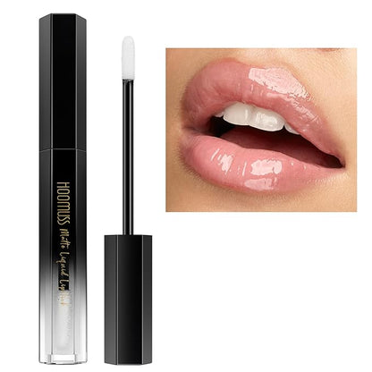 Clear Lip Gloss for Women Lip Plumping Lip Plumper Moisturizing Lip Gloss Enriched with Lip Oil For Dry Lips, M15 Clear Gloss