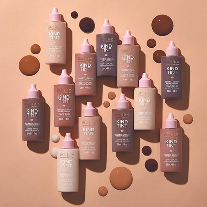 Pacifica Tinted Moisturizer – Kind Tint Serum, Lightweight Hydrating Foundation with Vegan Collagen & Hyaluronic Acid for Dewy Glow, Buildable Coverage, Vegan, 1 fl oz (Shade 15)