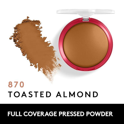 COVERGIRL Extreme Wear 16HR Pressed Powder - 870 Toasted Almond for Women - 0.39 Oz