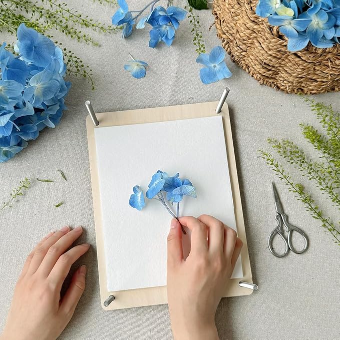 Happinit 100 A4 Size Blotting Papers for Herbarium Craft, Large Blotter Paper for Herbarium & Flower Press, Working with Pressing Kit for Adults (100)