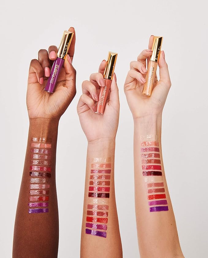 Rimmel Stay Plumped Lip Gloss, 500 Saucy, Pack of 1