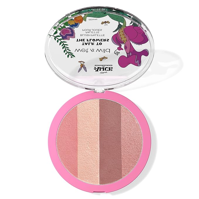 wet n wild Tea Anyone? Bronzer Palette and Talk To The Flowers Blush Palette Alice In Wonderland Collection