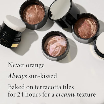 LAURA GELLER NEW YORK Bronze-n-Brighten Baked To Go - Travel Size - Deep - Natural Bronze Glow