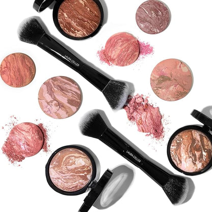 LAURA GELLER NEW YORK Baked Blush-n-Bronze, Rose Bronze and Dual-Ended Blush and Bronzer Brush