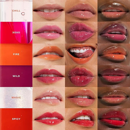 Tower 28 ShineOn Milky Lip Jelly, OAT, Non-Sticky, Hydrating Vegan Lip Gloss in Milky Peachy Pink, Apricot and Raspberry Seed Oil, Moisturizing, Clean, Cruelty Free