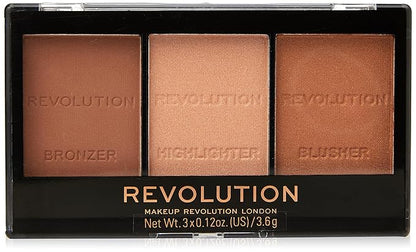 Makeup Revolution Ultra Sculpt and Contour Kit Ultra Light/Med C04, Mixed, 10.8 g (Pack of 1)