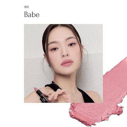 MUZIGAE MANISON City Chic Trio - 05 Babe | Objet water 01 Signature & 02 Spicy & Moodwear Blur 05 Babe | K-Beauty Lip Stain Matte Lipstick