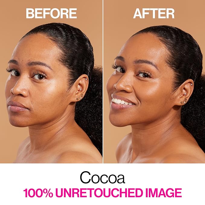 wet n wild Bare Focus Skin Tint, 5% Niacinamide Enriched, Buildable Sheer Lightweight Coverage, Natural Radiant Finish, Hyaluronic & Vitamin Hydration Boost, Cruelty-Free & Vegan - Cocoa