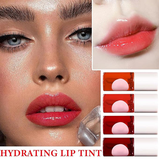 4Pcs Lip Tint Stain Set,Lip Stain Long Lasting Mini Liquid Lipstick,Non-sticky,Lightweight,Matte Velvet Lip & Cheek Tint,Moisturizing Waterproof Matte Finish Lip Makeup