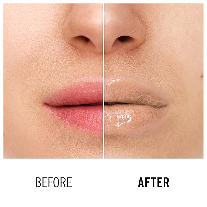 Rimmel Stay Plumped Lip Gloss, 801 Angel Shimmer, Pack of 3