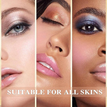 Cream Blush Stick with Brush and Makeup Sponge,Waterproof Multi Cream Makeup Stick,Lightweight,Long-lasting,2 in 1 Multi Blush for Cheeks & Lip Tint & Eyeshadow E