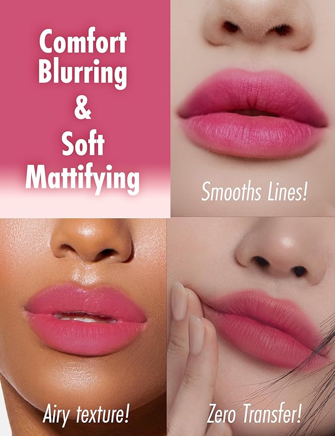 Peach C Blurry Filter 05 Analog Rosy Korean Lip Stain Marker | Matte Korean Lip Tint Long Lasting w/Soft Blur Finish| Comfortably Light & Long Lasting Lip Tint |Smooth Lip tint Stain 0.21 Fl Oz