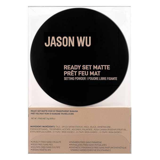 Jason Wu Beauty Ready Set Matte - Ultra-fine Milled Setting Powder (Translucent Banana, 24g)